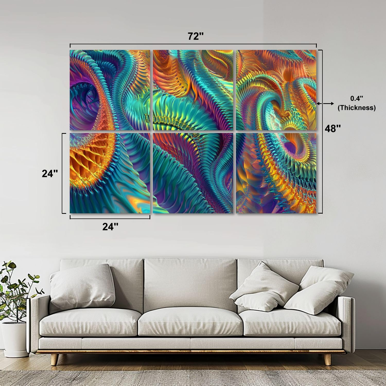 Amazon.com: Art Acoustic Panels Self Adhesive Biomechanical Art